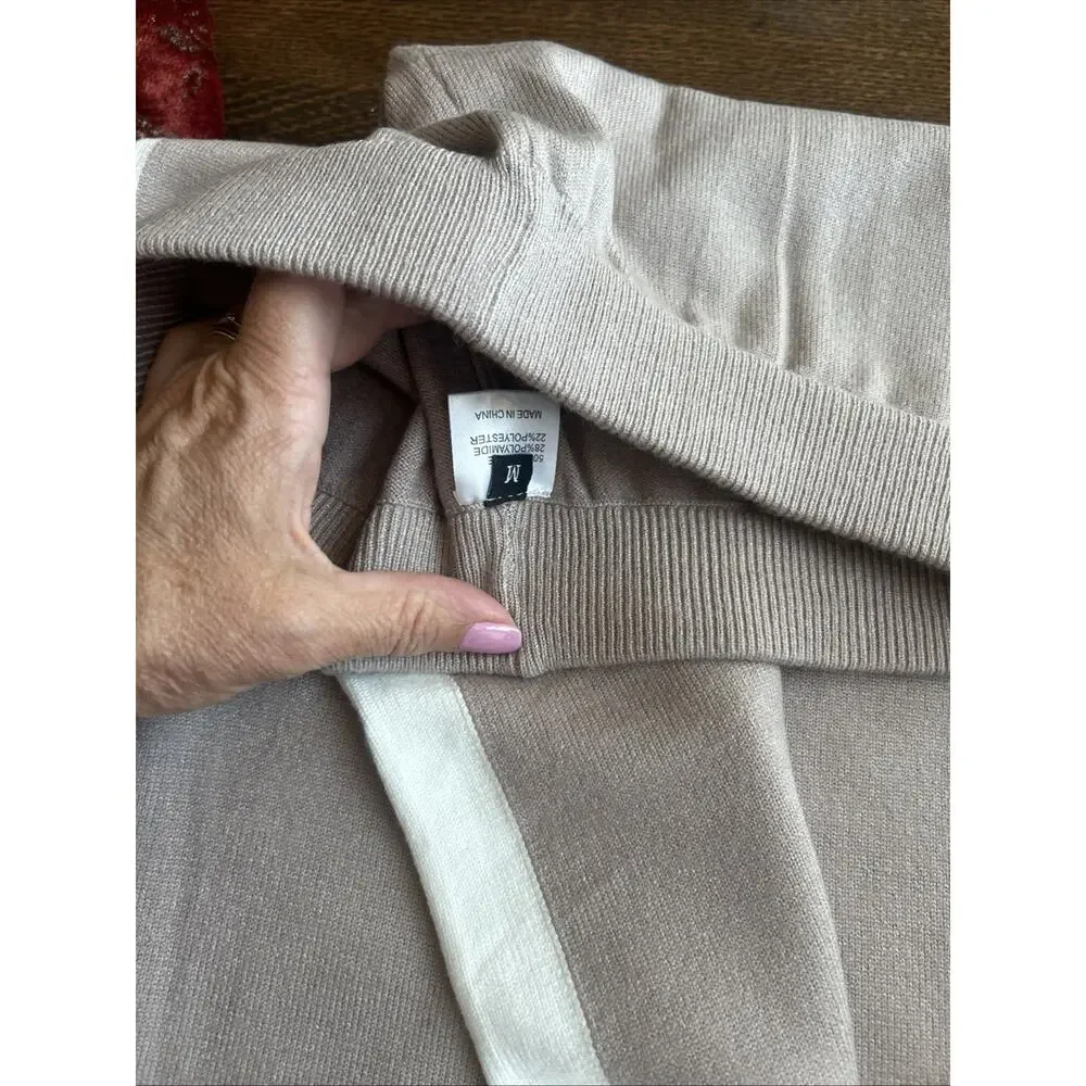 ZESICA Women's 2 Piece Fall Outfit Long Sleeve V Neck Knit Sweater Top & pants - Picture 12 of 13